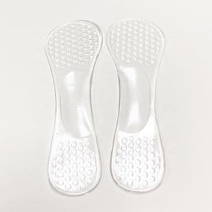 OEM/ODM femmes <span class=keywords><strong>pied</strong></span> <span class=keywords><strong>plat</strong></span> orthopédique Gel de Massage soulagement de la douleur semelles en <span class=keywords><strong>Silicone</strong></span> antidérapant semelles de chaussures à talons hauts - Product Image 1