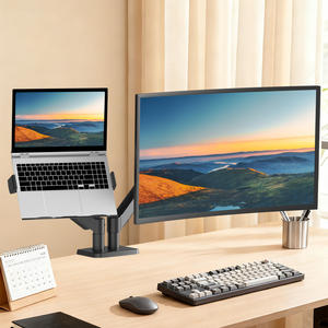 ขาตั้งจอแล็ปท็อป KHCOOHOO ผลิตจากโลหะผสมเหล็ก พร้อมระบบระบายความร้อนด้วยแก๊สสปริง รองรับหน้าจอขนาด 17"-32" รับน้ำหนักได้ 10 กก. แบบหนีบ/ร้อยสาย VESA - Product Image 2