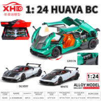 Modèle de voiture en alliage moulé sous pression à l'échelle 1:24, supercar, collection pour cadeau et décoration