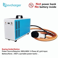 Alta calidad Maxpower móvil 7KW rápido coche eléctrico portátil móvil DC EV cargador estación