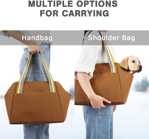 Bolso portador <span class=keywords><strong>de</strong></span> lado suave para perros y gatos pequeños, bolso portador <span class=keywords><strong>de</strong></span> <span class=keywords><strong>mascotas</strong></span> versátil para compras, senderismo, Viajes - Product Image 5
