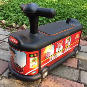 卡车警察婴儿城市公共汽车秋千车儿童儿童骑乘玩具儿童公园驾驶摆渡车 - Product Image 4