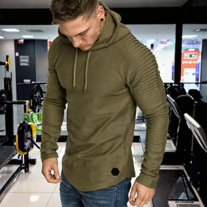 เสื้อสเวตเตอร์ผู้ชายแฟชั่นฤดูใบไม้ร่วงลายเรขาคณิตทรงโอเวอร์ไซส์ ผ้าโพลีเอสเตอร์ 100% บางเบา แห้งเร็ว ไม่ยับ - Product Image 3