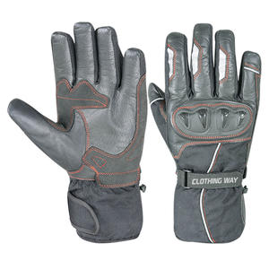 Gants de moto respirants et imperméables à doigts complets à vendre, gants de moto personnalisés imprimés fabriqués au Pakistan - Product Image 1