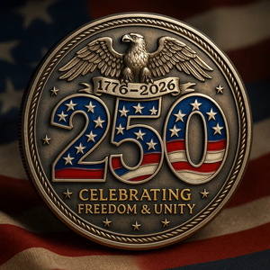 Monedas Conmemorativas del 250 Aniversario del Águila Americana, Chapadas en Oro, Personalizadas, para <span class=keywords><strong>Comprar</strong></span> - Product Image 2