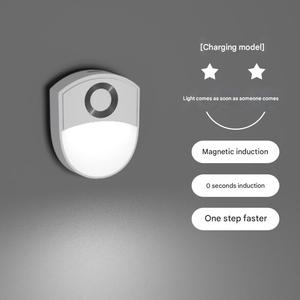 Luz de noche <span class=keywords><strong>LED</strong></span> con <span class=keywords><strong>Sensor</strong></span> de movimiento inalámbrico para dormitorio, cocina, cuerpo, gabinete de inducción, carga y conexión, ajuste de brillo - Product Image 6