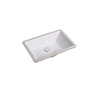 Hand Wash Square Modern Factory Supplier White Art Bathroom Ceramic Sink