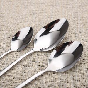 Manufacturer Wholesale Kitchen Eating Rice Soup Dessert Rice Soup Salad Silverware Tablespoon Cutlery <b>Coffee</b> <b>Spoon</b> Dinner <b>Spoon</b> - Product Image 3
