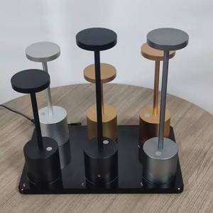 Modernes Design Touch- und Fernbedienungs-Betriebene Warme Nachtlicht-Aluminiumlegierung <span class=keywords><strong>LED</strong></span>-Tischlampen Batteriebetrieben - Product Image 4