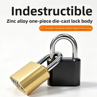 Cadenas à combinaison de bonne qualité, serrure à code à 4 chiffres en zinc pour bagages, valises, agendas et dortoirs