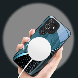 CHAOYIDIAN Custodia per Telefono in Vetro con Motivo Tigre Dorata e Marrone per <span class=keywords><strong>Samsung</strong></span> <span class=keywords><strong>Galaxy</strong></span> <span class=keywords><strong>S20</strong></span> <span class=keywords><strong>FE</strong></span> S21 S22 S23 Plus S24 Ultra S25 - Product Image 5
