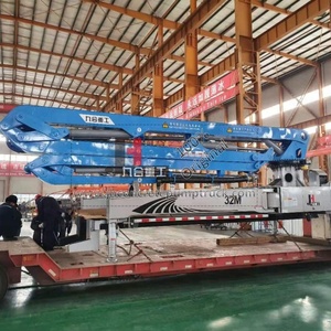 Composants principaux du moteur et du moteur de la marque JIUHE, pompe à béton à flèche de 32 m sans châssis - Product Image 4