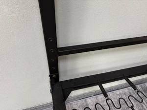 Base de <span class=keywords><strong>Cama</strong></span> Individual Ajustable en Altura, Totalmente Metálica, con Soporte de Láminas de Resorte, Color Negro, No Requiere Somier - Product Image 5