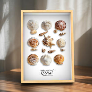 Cadre d'affichage en bois creux écologique épaissi cadre <span class=keywords><strong>photo</strong></span> en gros ornements de spécimens de fleurs séchées créatives <span class=keywords><strong>effet</strong></span> stéréo - Product Image 5