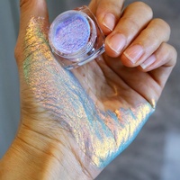Poudre de fard à paupières multichrome effet caméléon, pigment libre, brillante et changeante de couleur, maquillage pour les yeux