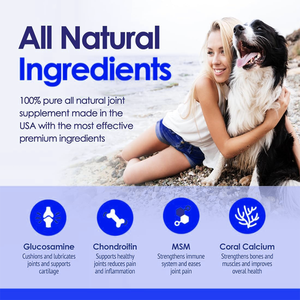 Gelişmiş Pet sağlık takviyesi köpeğin artrit kabartma kalça displazi desteği için glukozamin tozu azaltılmış inflamasyon - Product Image 4