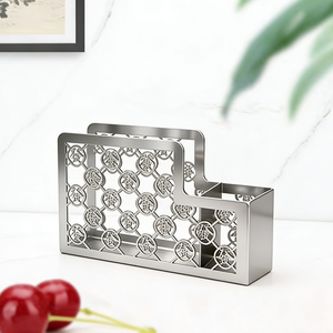 <span class=keywords><strong>Prix</strong></span> <span class=keywords><strong>d</strong></span>'usine, vente en gros, boîte à mouchoirs en acier inoxydable brillant doré, porte-serviettes triangulaire en métal pour table - Product Image 5