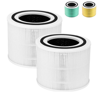 Filtre à charbon actif à haute efficacité Compatible avec les pièces de filtre de purificateur d'air Levoit LEVOIT Core 300 Core 300S Core 300-RF