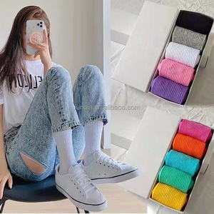 5 जोड़े हर रोज प्लस कुशन प्रदर्शन कुशन क्रू मोजे - Product Image 2