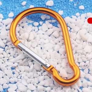 Mosquetón de Aleación de Aluminio con Forma de Bombilla, Capacidad de Carga de 5 kg, Clip para Botella de Agua, Accesorio Universal para Exteriores AXL - Product Image 1