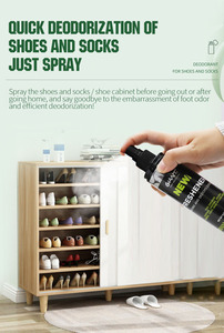 Dissolvant d'odeurs <span class=keywords><strong>pour</strong></span> les pieds, Spray de chaussures, puants, chaussures, équipement de gymnastique - Product Image 5