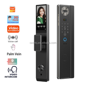 กล้องอลูมิเนียมมาตรฐาน IP54 ระบบอัตโนมัติเต็มรูปแบบ ควบคุมผ่านแอป Tuya รองรับ Wi-Fi พร้อมวิดีโออินเตอร์คอมแบบเรียลไทม์ ระบบจดจำใบหน้า 3 มิติ สมาร์ท<span class=keywords><strong>ล็อค</strong></span><span class=keywords><strong>ประตู</strong></span>พร้อม<span class=keywords><strong>เครื่อง</strong></span><span class=keywords><strong>สแกน</strong></span>ตา - Product Image 3