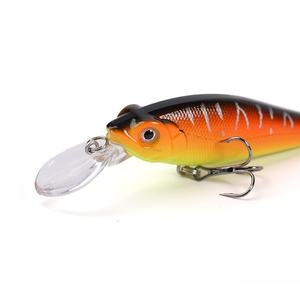 Leurre flottant SNEDA 9,5 cm 13,5 g avec sonnette, appât dur pour la pêche en eau douce et salée, pêche en surface, pour le bar - Product Image 6