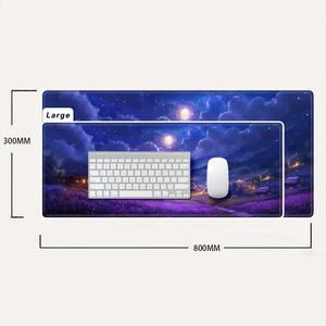 Personalized Dreamy Scenery Extended Gaming Mouse Pad Gamer Keyboard with Seam Edge Stable Rubber Base <strong>Large</strong> <strong>Mousemat</strong> for Laptop - Product Image 4