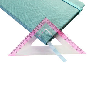 Ensemble de règle en plastique, <span class=keywords><strong>4</strong></span> pièces, 8 pouces, <span class=keywords><strong>pour</strong></span> les mathématiques, appareil de mesure personnalisé - Product Image 4