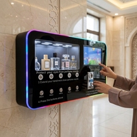 Distributeur mural d'attar à écran tactile 4G Wi-Fi avec paiement en espèces pour mosquées au Pakistan