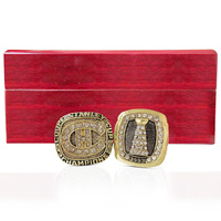 Bijoux sportifs chrétiens en alliage de haute qualité, ensemble de 2 bagues de championnat des Canadiens de Montréal 1986-1993