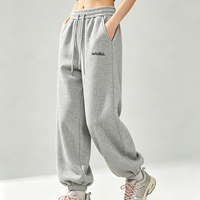 LTD-MTR1047 Joggers amples avec coutures incurvées, taille à cordon de serrage, poches latérales, bas de pantalon élastiques, en molleton, fournisseur de vêtements personnalisés
