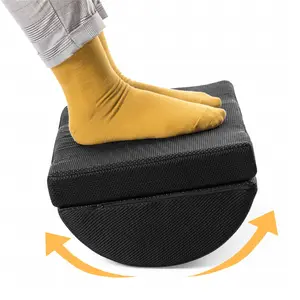 Adjustable Pijakan Kaki Di Bawah Meja Pijakan Kaki dengan 2 Opsional Mencakup untuk Pesawat Perjalanan