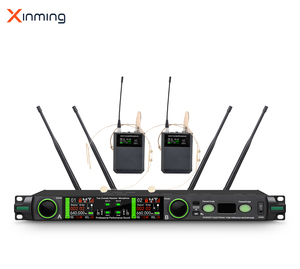 Micrófono Inalámbrico USB de Doble Canal M-9602 con Supresor de Retroalimentación/Echo/Equalizador Integrado para <span class=keywords><strong>Karaoke</strong></span> de Alta Calidad - Product Image 3