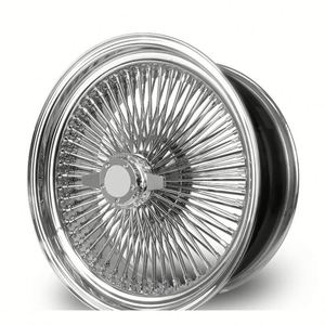 Cerchi a Raggi Cromati Argento 15x5.5 13x7 14x7 <span class=keywords><strong>13</strong></span> Pollici 100 Raggi Allineati o Invertiti in Acciaio di Alta Qualità 14 <span class=keywords><strong>13</strong></span> - Product Image 3