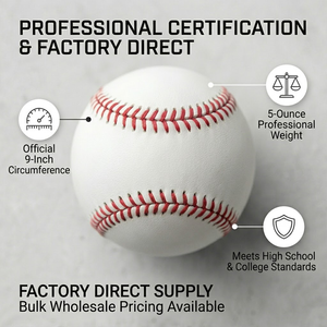 Palline da Baseball all'Ingrosso, Confezione da 12 Pezzi, Misura Ufficiale 9, Fornitura Diretta dalla Fabbrica per Scuole, Club e Squadre - Product Image 5