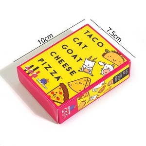 Jeu de cartes en papier Taco Cat Goat Cheese Pizza All-English Ham pour fête de famille - Product Image 3