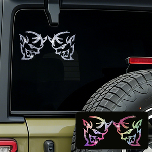 Autocollants décoratifs pour voiture, autocollants personnalisés imperméables, design original, strass brillants, <span class=keywords><strong>logo</strong></span> personnalisé découpé, pour toutes les voitures - Product Image 2