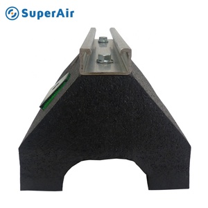 Soporte de instalación de bloque de techo G-strut con pie de goma antivibración para aire acondicionado - Product Image 6