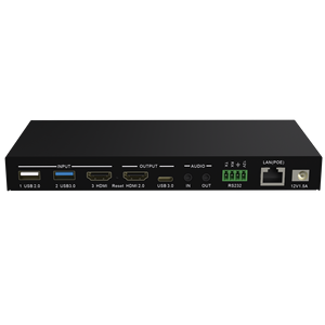 Máy ảnh <span class=keywords><strong>Selector</strong></span> Mixer streaming switchers với màn hình liền mạch chia sẻ USB <span class=keywords><strong>HDMI</strong></span> thiết bị trực tiếp cho giáo dục và hội nghị - Product Image 2