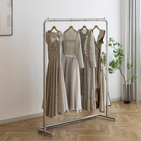 Nouveau style de porte-vêtements en fer et en métal personnalisé cintre de supermarché pour magasin meubles et présentoir en tissu