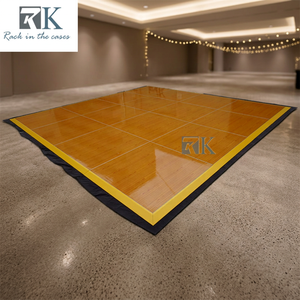 Chinese Supplier Wooden Dance Floor Traditional Yellow Edge Decor Wedding <b>Platform</b> - Product Image 2