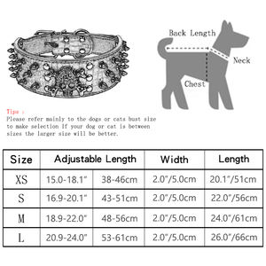 Venta al por mayor PU cuero cráneo perro Spike <span class=keywords><strong>Collar</strong></span> - Product Image 5