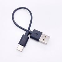 Câble de données USB Type-C de haute qualité, design court, 10 cm, 20 cm, avec blindage, pour ordinateur, scanner, appareil photo, charge rapide et synchronisation