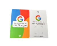 Placa NFC Personalizada con Logotipo para Reseñas de Google, Etiqueta Acrílica para Mesa, Código QR, Etiquetas NFC para Menú, Adhesivo 3M