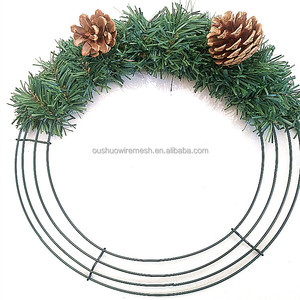 Wholesale 16 Inch Size <strong>Wreath</strong> Making Frame DIY Crafts Christmas Home Decoration <strong>Wreath</strong> <strong>Rings</strong> - Product Image 6