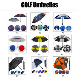 Paraguas de Golf de Lujo de 68 Pulgadas al por Mayor, con Logotipo Personalizado, Grande, Resistente al Viento, Rojo, de Alta Resistencia, Promocional, con Apertura Automática - Product Image 6