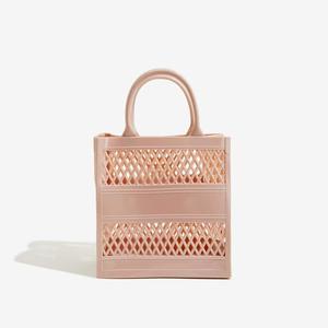 กระเป๋าช้อปปิ้งพลาสติกพีวีซีสำหรับผู้หญิง2024แฟชั่นฤดูร้อนความจุขนาดใหญ่ - Product Image 5