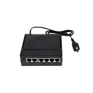 Boîtier en plastique, commutateur PoE 4 ports 100 Mbps, fonction VLAN, 2 ports Uplink, Plug and Play, 4 ports PoE pour caméra IP de sécurité CCTV - Product Image 3