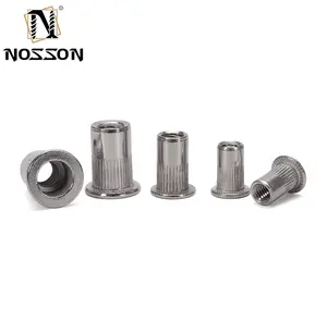 Stainless Steel SS304 SS316 Flat Head CSK Head Rivet Nuts | Threaded Rivet Nuts | Pull Rivet Nuts